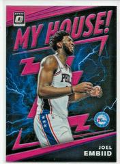 Joel Embiid [Pink] #4 Basketball Cards 2019 Panini Donruss Optic My House Prices