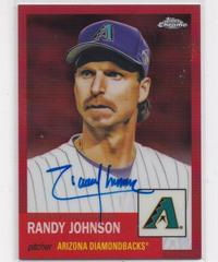 Randy Johnson [Red] #CPA-RJ Baseball Cards 2022 Topps Chrome Platinum Anniversary Autographs Prices