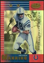 Peyton Manning [Mirror Red] #122 Football Cards 1999 Leaf Certified Prices