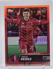 Miguel Perez [Red] #102 Soccer Cards 2023 Topps MLS Prices