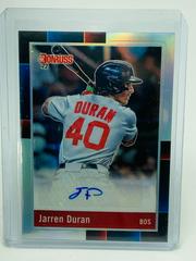Jarren Duran [Holo] #R88S-DU Baseball Cards 2022 Panini Donruss Optic Retro 1988 Signatures Prices