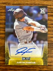 Justin Foscue [Hobby Gold] #BA-JF1 Baseball Cards 2020 Leaf Draft Autographs Prices