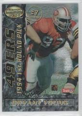 Mike Mamula [Blue Refractor] #7 Football Cards 1995 Bowman's Best Prices