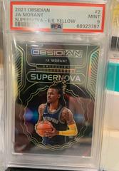 Ja Morant [Yellow] #2 Basketball Cards 2021 Panini Obsidian Supernova Prices