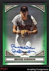 Brooks Robinson [Green] #DIA-BR Baseball Cards 2022 Topps Definitive Defining Images Autograph Collection Prices