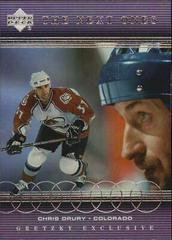 Chris Drury Hockey Cards 1999 Upper Deck Gretzky Exclusives Prices