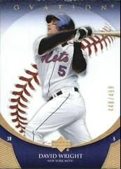 David Wright #42 Baseball Cards 2006 Upper Deck Ovation Prices