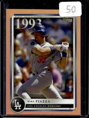 Mike Piazza [Orange] #28 Baseball Cards 2022 Topps X Aaron Judge Prices