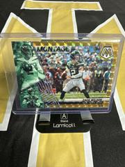 Zach Wilson [Gold] #M-13 Football Cards 2022 Panini Mosaic Montage Prices