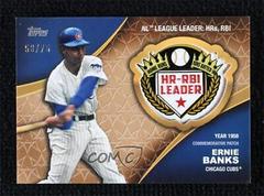 Ernie Banks [Gold] Baseball Cards 2023 Topps Crowning Achievements Commemorative Patch Prices