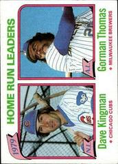 1979 HOME RUN LEADERS #202 Baseball Cards 1980 Topps Prices