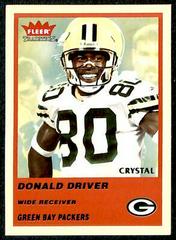 Donald Driver [Crystal] #132 Football Cards 2004 Fleer Tradition Prices