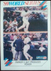 Dave Parker #9  Baseball Cards 1990 Fleer World Series Prices