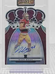 Nick Bosa [Autograph Purple] #CR-2 Football Cards 2019 Panini Chronicles Crown Royale Prices