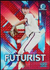Mick Abel [Red Refractor Mega Box Mojo] Baseball Cards 2021 Bowman Chrome Futurist Prices