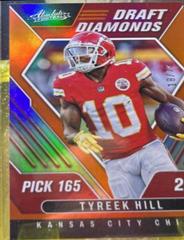 Tyreek Hill [Spectrum Orange] #DD-16 Football Cards 2022 Panini Absolute Draft Diamonds Prices