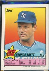George Brett, Dave Winfield Baseball Cards 1989 Topps Stickercard Prices