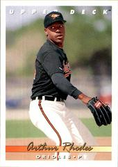 Arthur Rhodes #384 Baseball Cards 1993 Upper Deck Prices