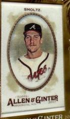 John Smoltz [Mini Framed Cloth] #23 Baseball Cards 2017 Topps Allen & Ginter Prices