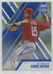 Adonis Medina [Autograph Aspirations Blue] #115 Baseball Cards 2017 Panini Elite Extra Edition Prices