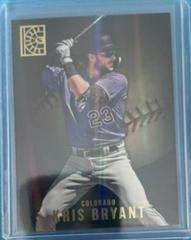 Kris Bryant [Gold] #2 Baseball Cards 2022 Panini Capstone Prices