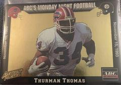 Thurman Thomas #43 Football Cards 1993 Action Packed Monday Night Football Prices