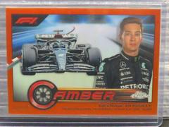 George Russell [Orange Refractor] #CAM-GRIII Racing Cards 2023 Topps Chrome Formula 1 Camber Prices