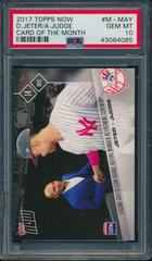 Aaron Judge, Derek Jeter #M-MAY Baseball Cards 2017 Topps Now Card of the Month Prices