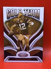 Aaron Rodgers #GT-8 Football Cards 2022 Panini Certified Gold Team Prices