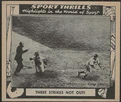 3 Strikes Not Out [T. Henrich, M. Owen] Baseball Cards 1948 Swell Sports Thrills Prices