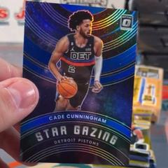 Cade Cunningham [Blue] Basketball Cards 2022 Panini Donruss Optic Star Gazing Prices