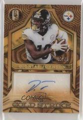Diontae Johnson Football Cards 2022 Panini Gold Standard Strike Autographs Prices