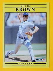 Kevin Brown #282 Baseball Cards 1991 Fleer Prices