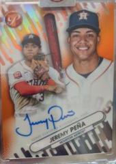 Jeremy Pena [Orange] #FFA-JP Baseball Cards 2023 Topps Pristine Fresh Faces Autographs Prices