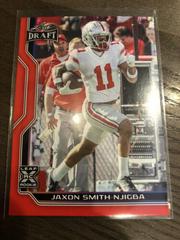Jaxon Smith Njigba [Red] #B1-9 Football Cards 2023 Leaf Draft V1 Prices