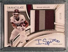 Isaiah Spiller #RA-ISP Football Cards 2022 Panini Immaculate Collegiate Rookie Autographs Prices