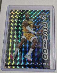 LeBron James [Mosaic] Basketball Cards 2022 Panini Mosaic Give and Go Prices