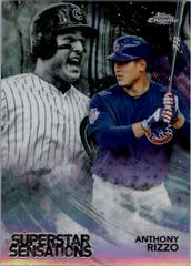 Anthony Rizzo [Orange Refractor] #SS-9 Baseball Cards 2018 Topps Chrome Superstar Sensations Prices