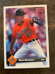 Mike Mussina #427 Baseball Cards 1993 Donruss Prices