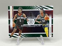 Ja Morant, Jalen Green [Emerald] #2 Basketball Cards 2021 Panini Illusions Rookie Reflections Prices