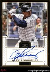 Alex Rodriguez #DCFA-ARO Baseball Cards 2023 Topps Definitive Framed Autograph Collection Prices