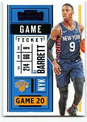 RJ Barrett [Blue Ticket] Basketball Cards 2020 Panini Contenders Prices