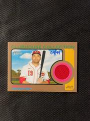 Joey Votto [Gold] #CC-JVO Baseball Cards 2022 Topps Heritage Clubhouse Collection Relics Prices