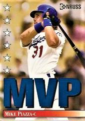 Mike Piazza #7 Baseball Cards 1994 Panini Donruss MVP Prices