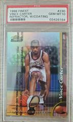Vince Carter [Refractor w/ Coating] #230 Basketball Cards 1998 Finest Prices