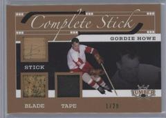 Gordie Howe [Bronze] Hockey Cards 2021 Leaf Lumber Complete Stick Prices
