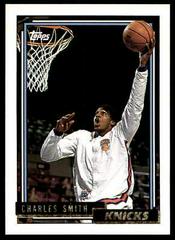 Charles Smith #253 Basketball Cards 1992 Topps Gold Prices