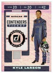 Kyle Larson [Holographic] #C8 Racing Cards 2020 Panini Donruss Nascar Contenders Prices
