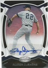 Roger Clemens [Autographs] Baseball Cards 2021 Panini Chronicles Certified Prices