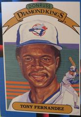 Tony Fernandez [Diamond Kings] #12 Baseball Cards 1988 Donruss Prices